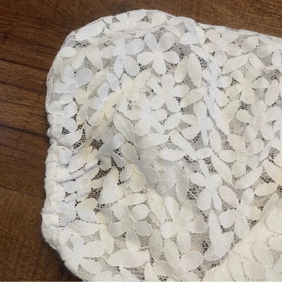 CeCe Ivory Lace Top - Picture 2 of 3